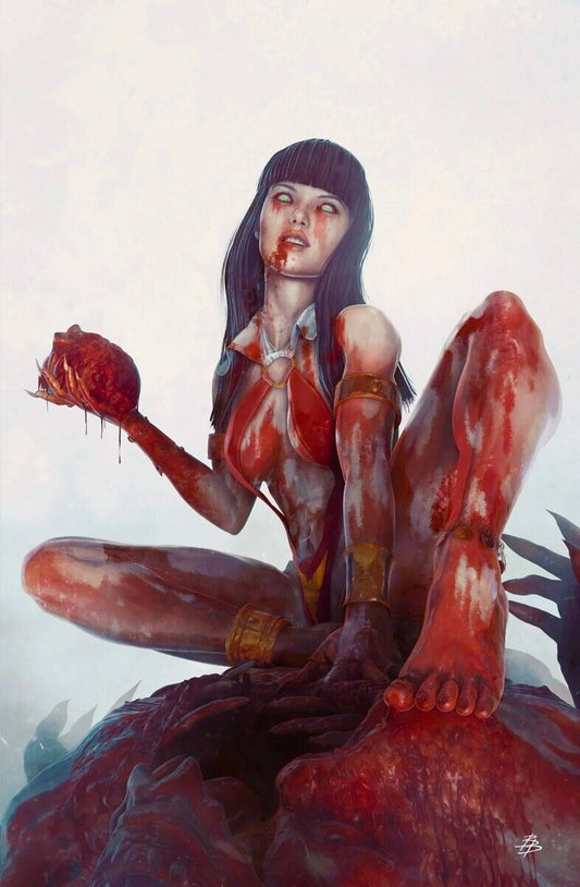 VAMPIRELLA DARK REFLECTIONS #1 - BARENDS VIRGIN VARIANT COVER B LTD 333