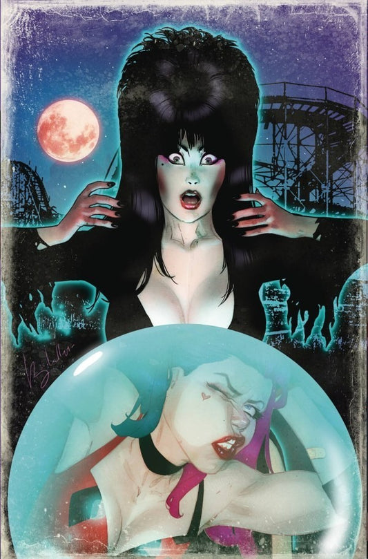 HARLEY QUINN X ELVIRA #1 - BEN C Cover N RATIO 1:10