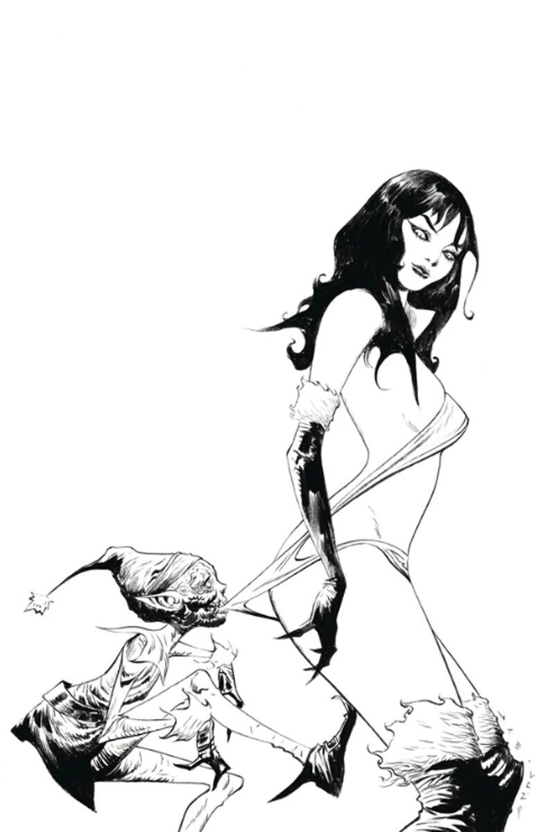 VAMPIRELLA HELLIDAY 2024 SPECIAL #1 JAE LEE LINE ART VIRGIN INCENTIVE 1:20 RATIO