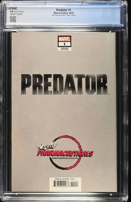 PREDATOR #1 - KEN LASHLEY VIRGIN VARIANT EDITION CGC 9.8