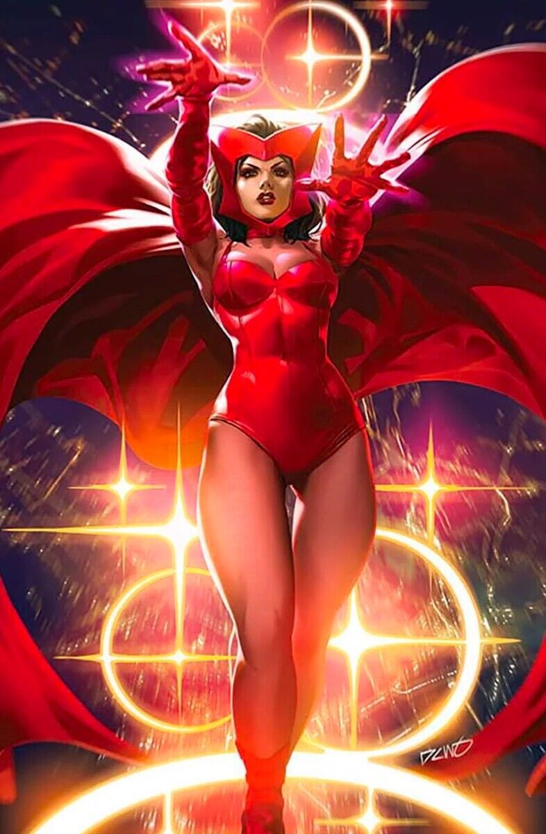 UNCANNY X-MEN #4 - DERRICK CHEW VIRGIN VARIANT SCARLET WITCH 2024 NM+