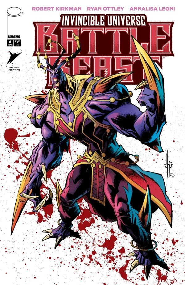 INVINCIBLE UNIVERSE BATTLE BEAST #6 2ND PRINTING - COVER A