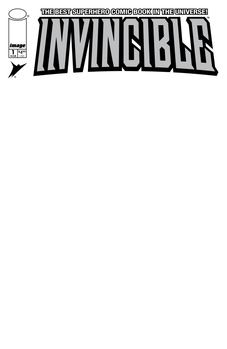 INVINCIBLE #1 - BLANK 2026 EDITION COVER D VARIANT