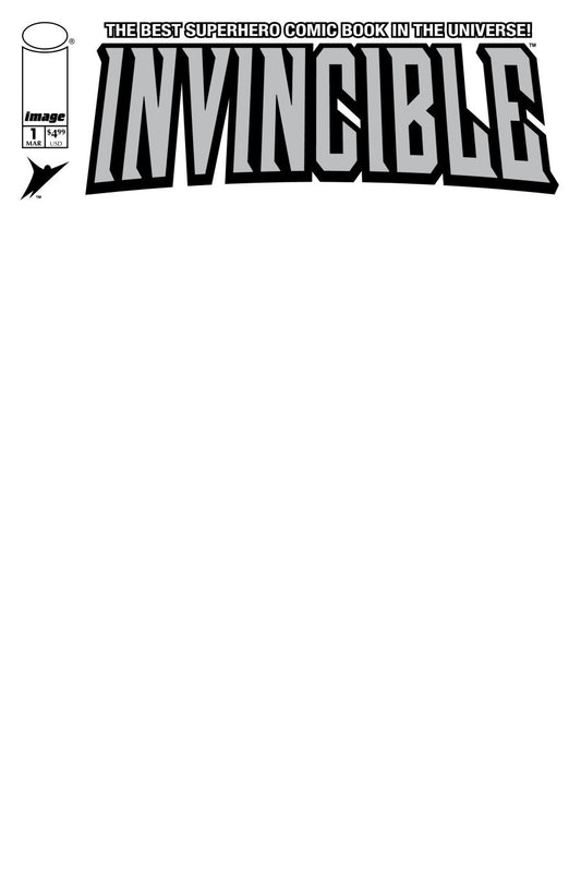 INVINCIBLE #1 - BLANK 2026 EDITION COVER D VARIANT