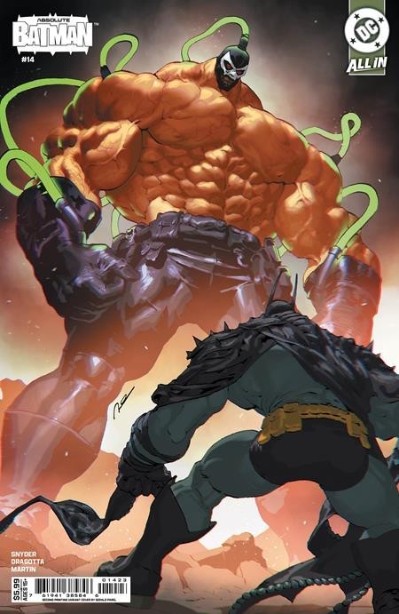 ABSOLUTE BATMAN #14 SECOND PRINTING - GERALD PAREL COVER B VARIANT