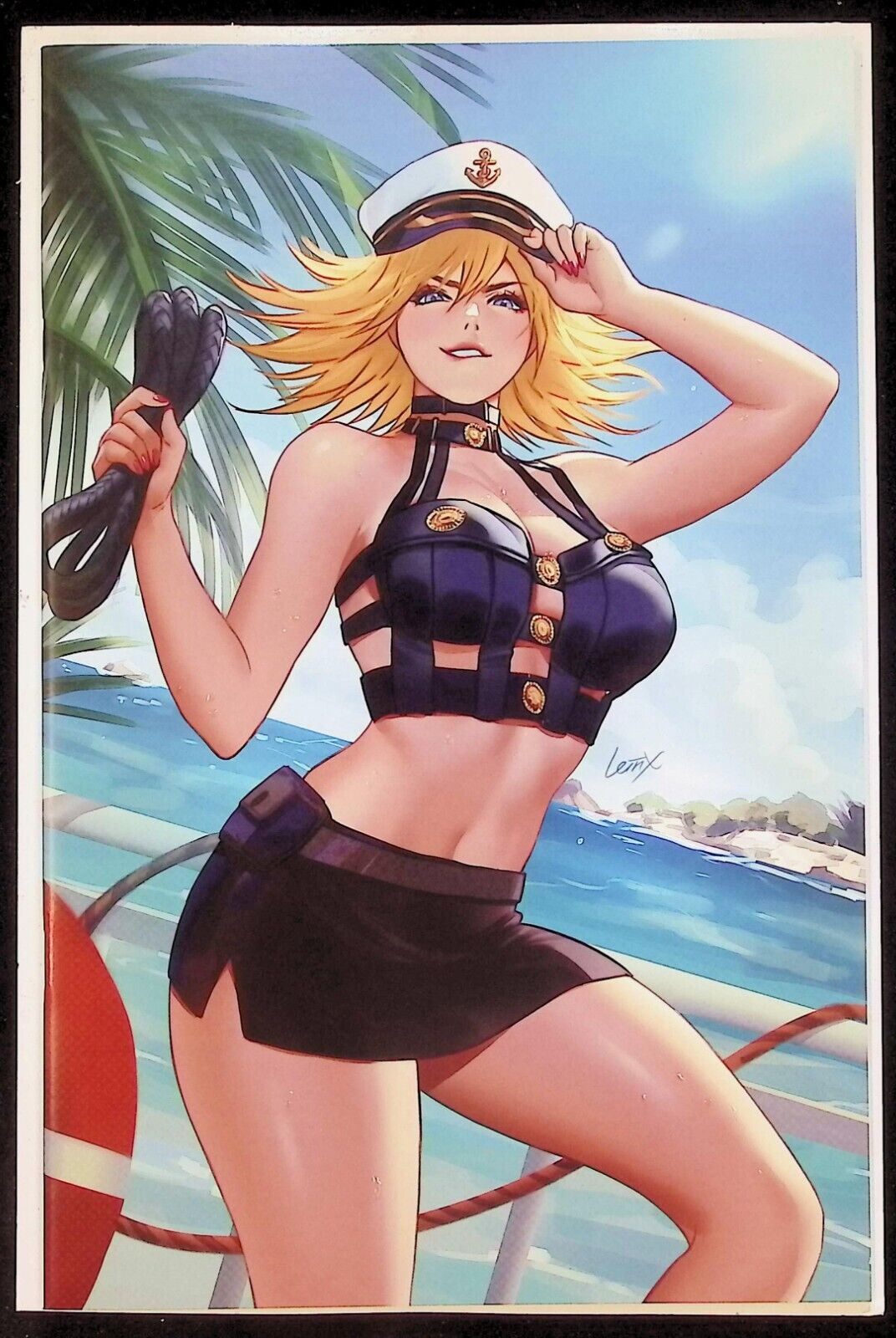 STREET FIGHTER SWIMSUIT SPECIAL #1 LEIRIX PUREart VIRGIN VARIANT POISON COA GOLD