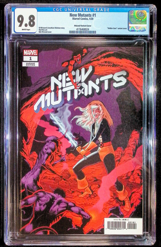 NEW MUTANTS #1 - BOB MCLEOD TRADE VARIANT 🔑KEY HIDDEN GEM 1:100 RATIO CGC 9.8