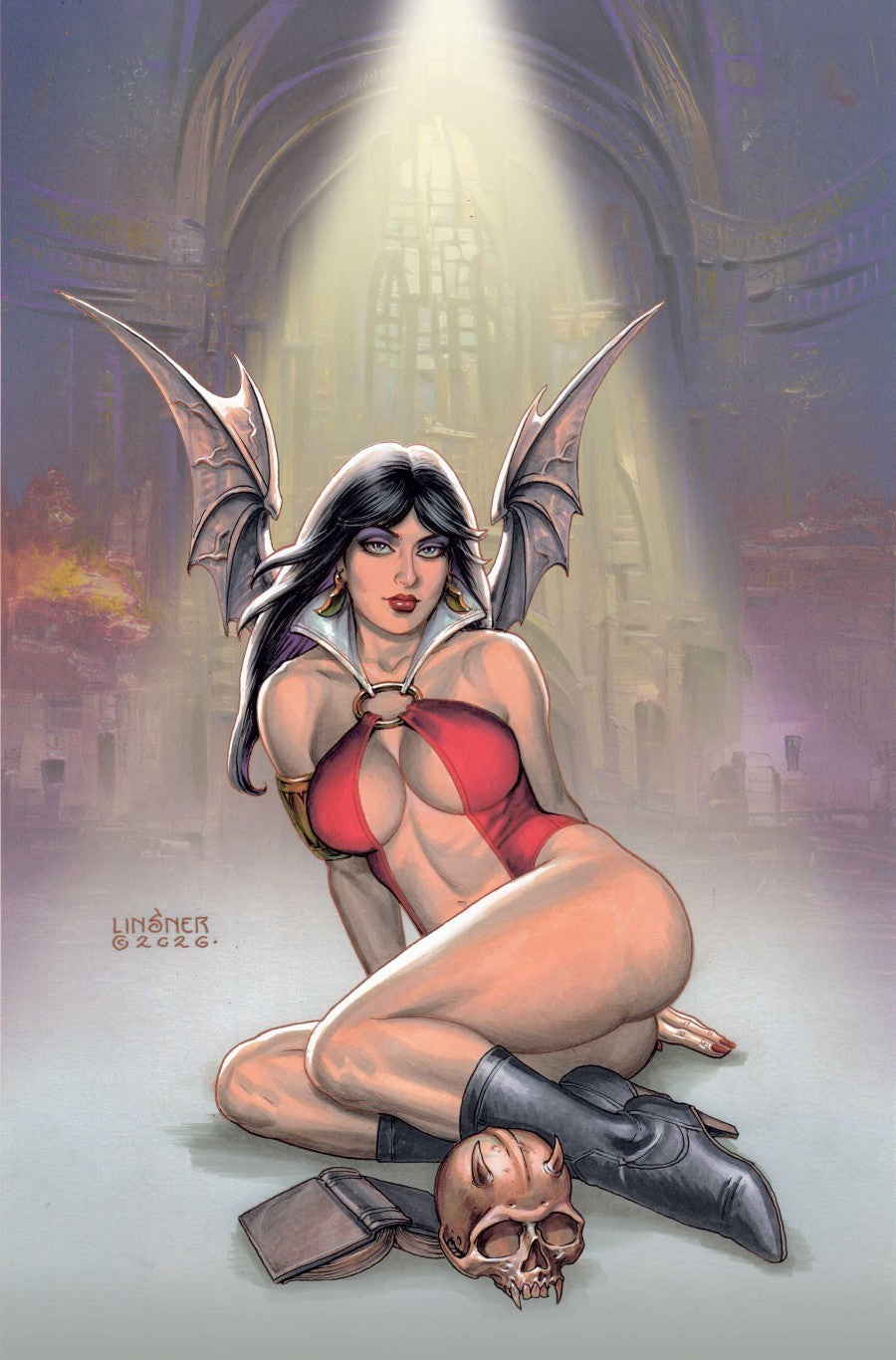VAMPIRELLA ARMAGEDDON #3 - LINSNER  COVER I VIRGIN VARIANT RATIO 1:15