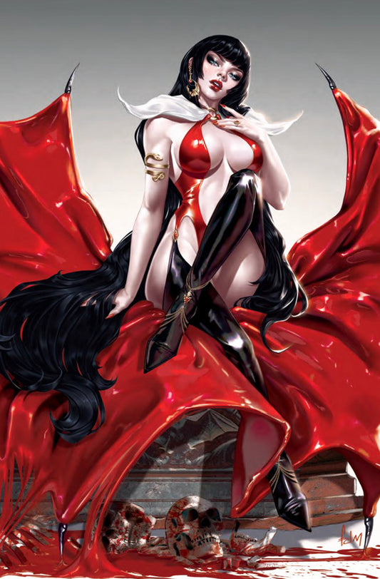 VAMPIRELLA #4 - FADIME YILDIRIM WRAPAROUND COVER A TERRIFICON 2025 EXCLUSIVE +(CRYSTAL CLEAR BOARD)