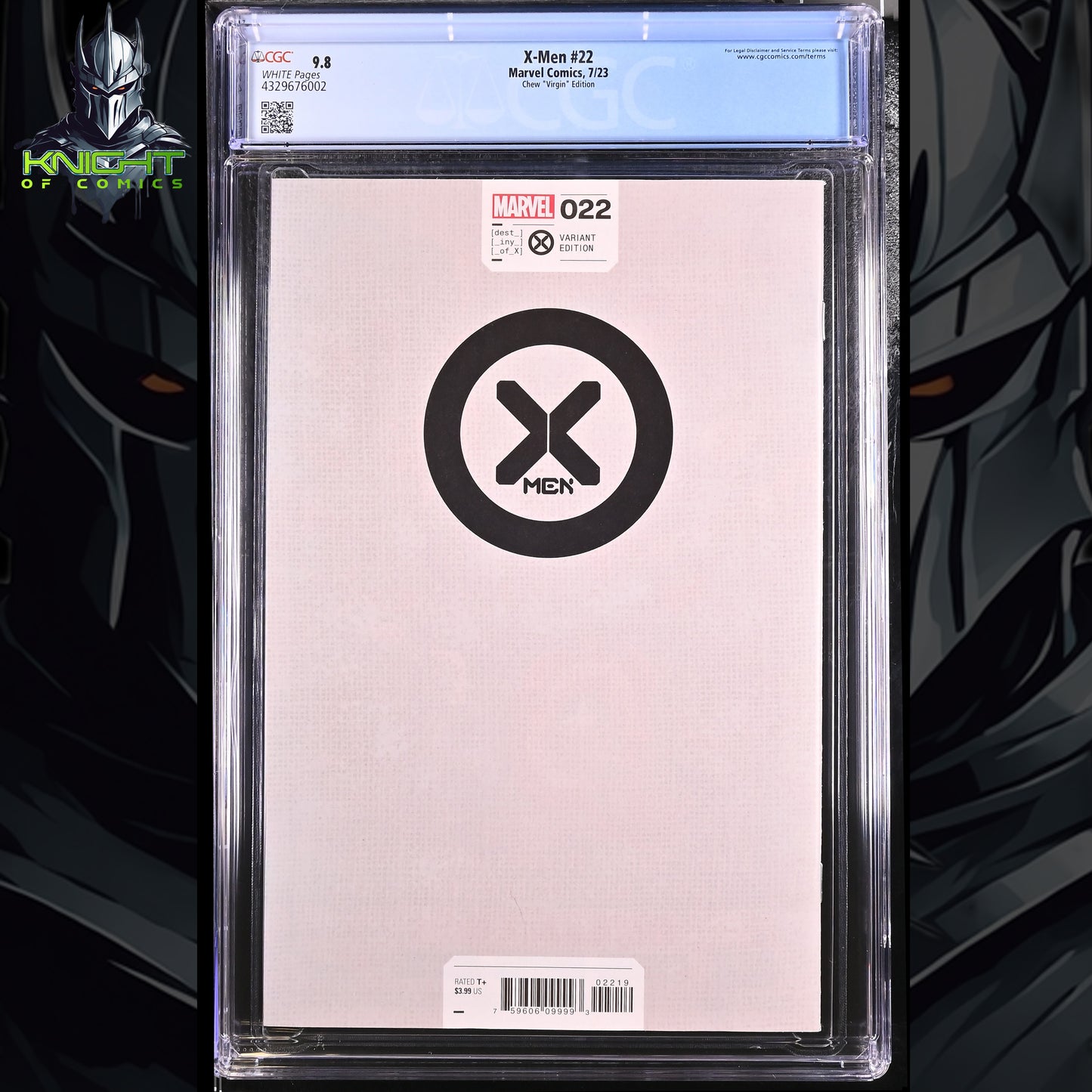 X-MEN #22 - DERRICK CHEW VIRGIN VARIANT INCENTIVE 1:50 RATIO MARVEL 2023 CGC 9.8