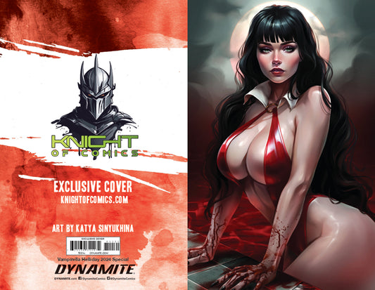 VAMPIRELLA HELLIDAY 2024 SPECIAL - KATYA SINYUKHINA METAL VARIANT EXCLUSIVE