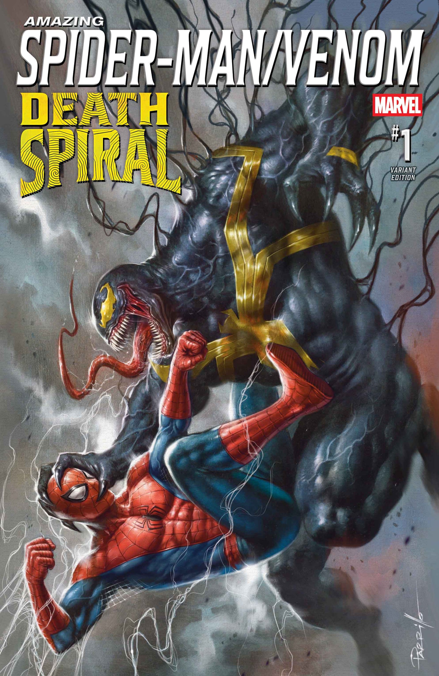 AMAZING SPIDER-MAN/VENOM DEATH SPIRAL #1 - LUCIO PARRILLO TRADE VARIANT
