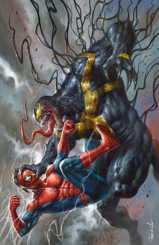 AMAZING SPIDER-MAN/VENOM DEATH SPIRAL #1 - LUCIO PARRILLO VIRGIN VARIANT