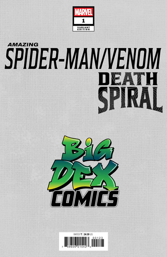 AMAZING SPIDER-MAN/VENOM DEATH SPIRAL #1 - LUCIO PARRILLO VIRGIN VARIANT