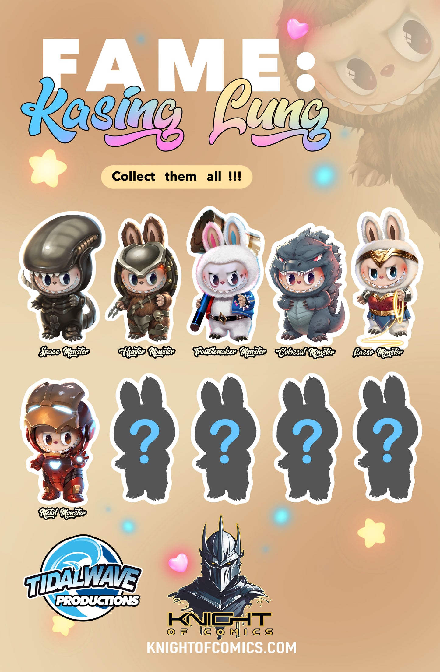 FAME: KASING LUNG LASSO MONSTER (Creator of the Labubu) - KATYA SINYUKHINA FOIL HEROESCON 2025 EXCLUSIVE