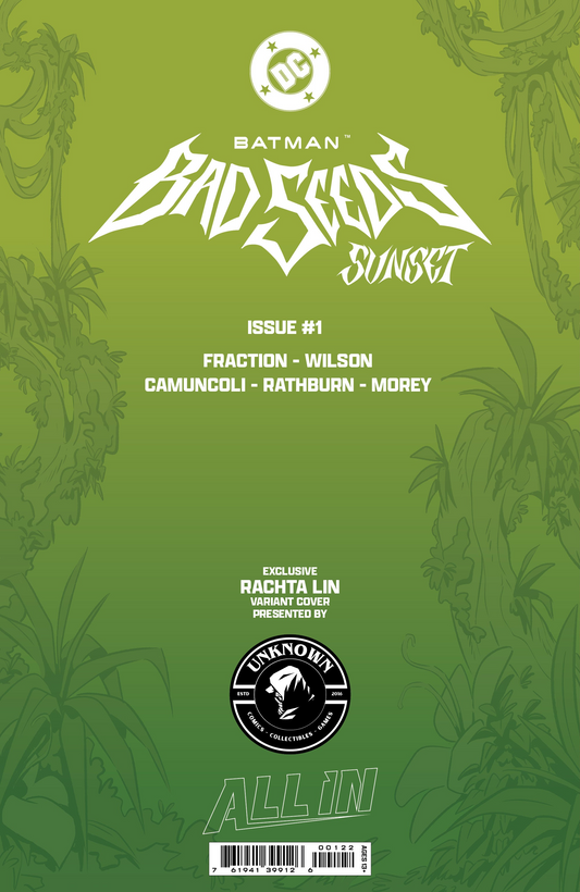 [FOIL] BATMAN BAD SEEDS SUNSET #1 RACHTA LIN EXCLUSIVE VIRGIN VAR (08/26/2026)