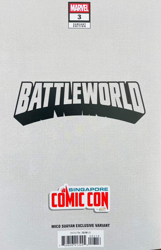BATTLEWORLD #3 - MICO SUAYAN TRADE VARIANT