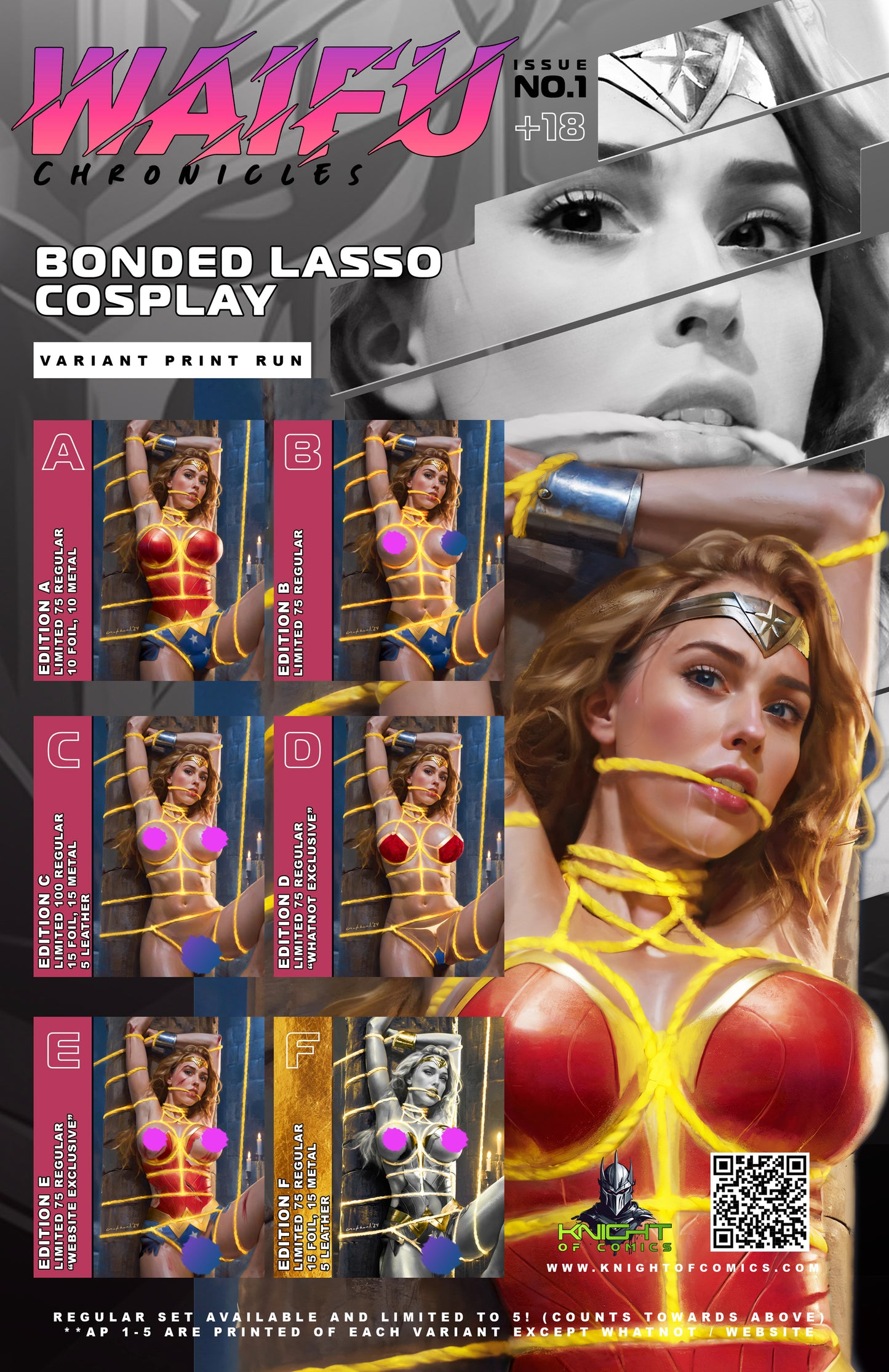 WAIFU CHRONICLES #1 - BONDED LASSO COSPLAY by Nathan Lorenzana