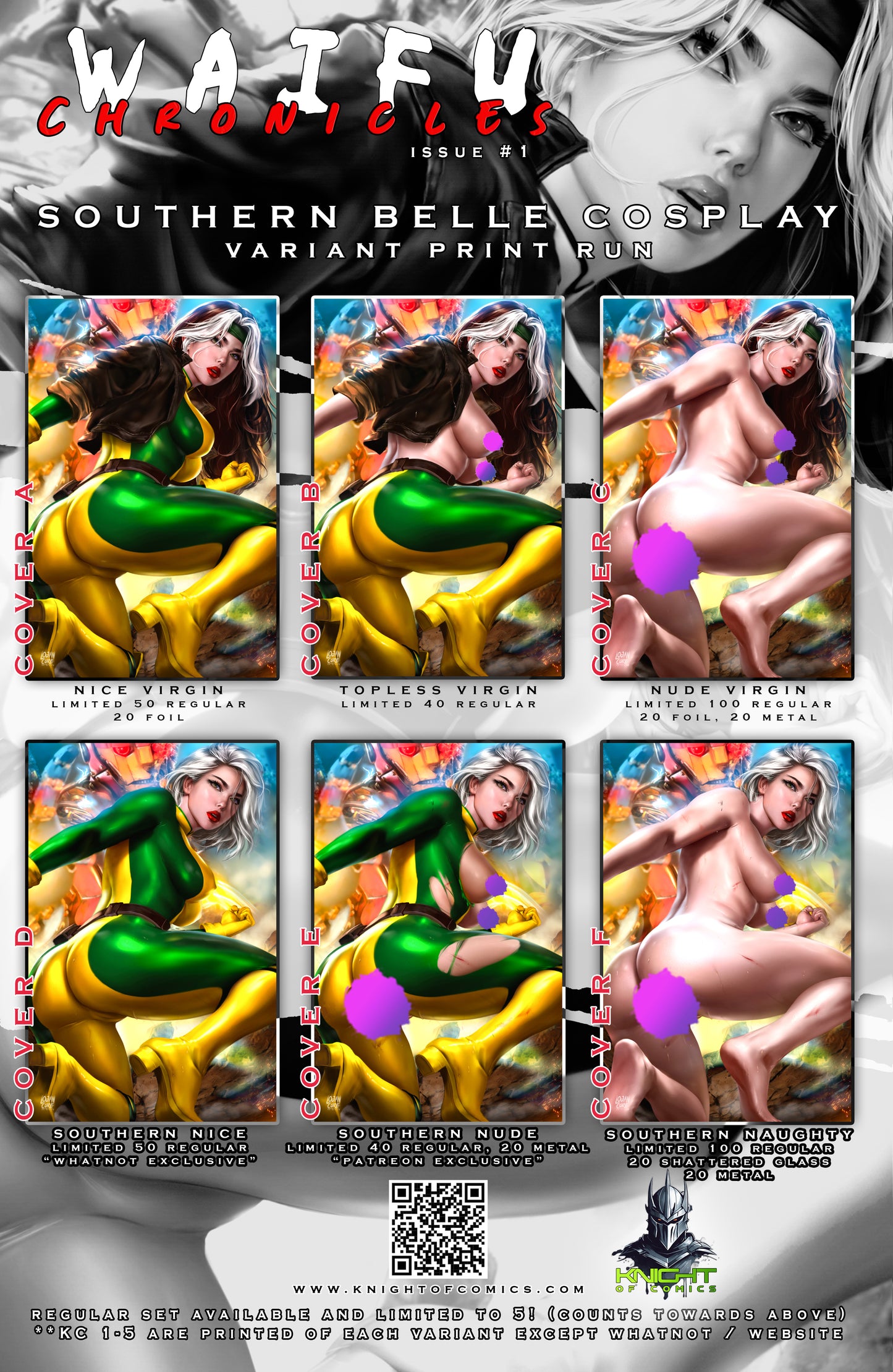 WAIFU CHRONICLES #1 - SOUTHERN BELLE COSPLAY by Logan Cure