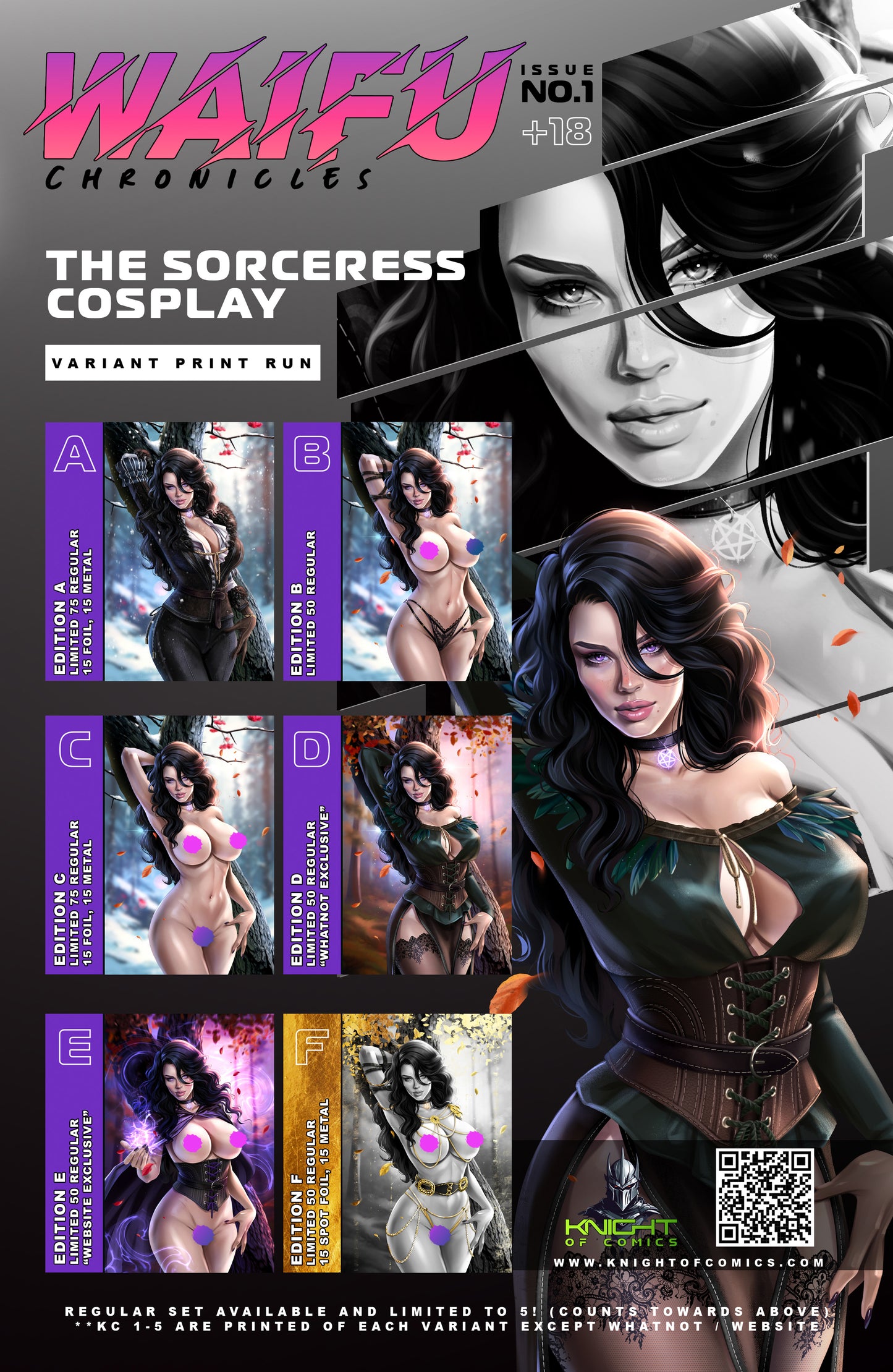WAIFU CHRONICLES #1 - THE SORCERESS COSPLAY by Katya Sinyukhina