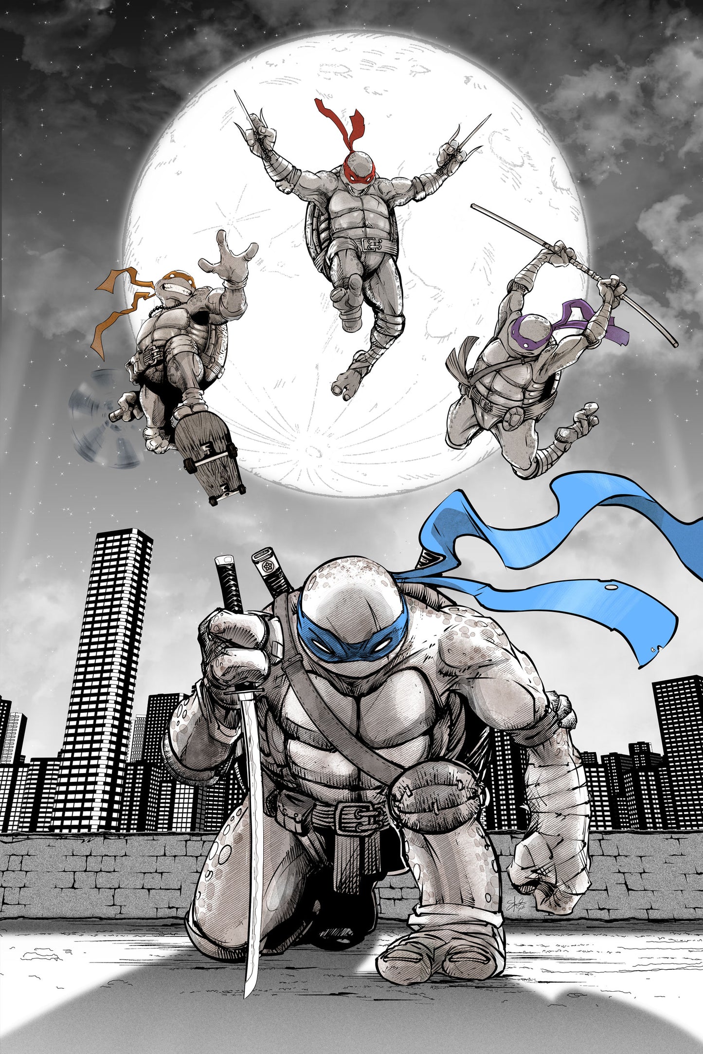 TEENAGE MUTANT NINJA TURTLES #20 300th ISSUE SPECIAL - STAN YAK COVER B FOIL VARIANT KNIGHT OF COMICS SDCC 2026 EXCLUSIVE LTD 600 - Presale
