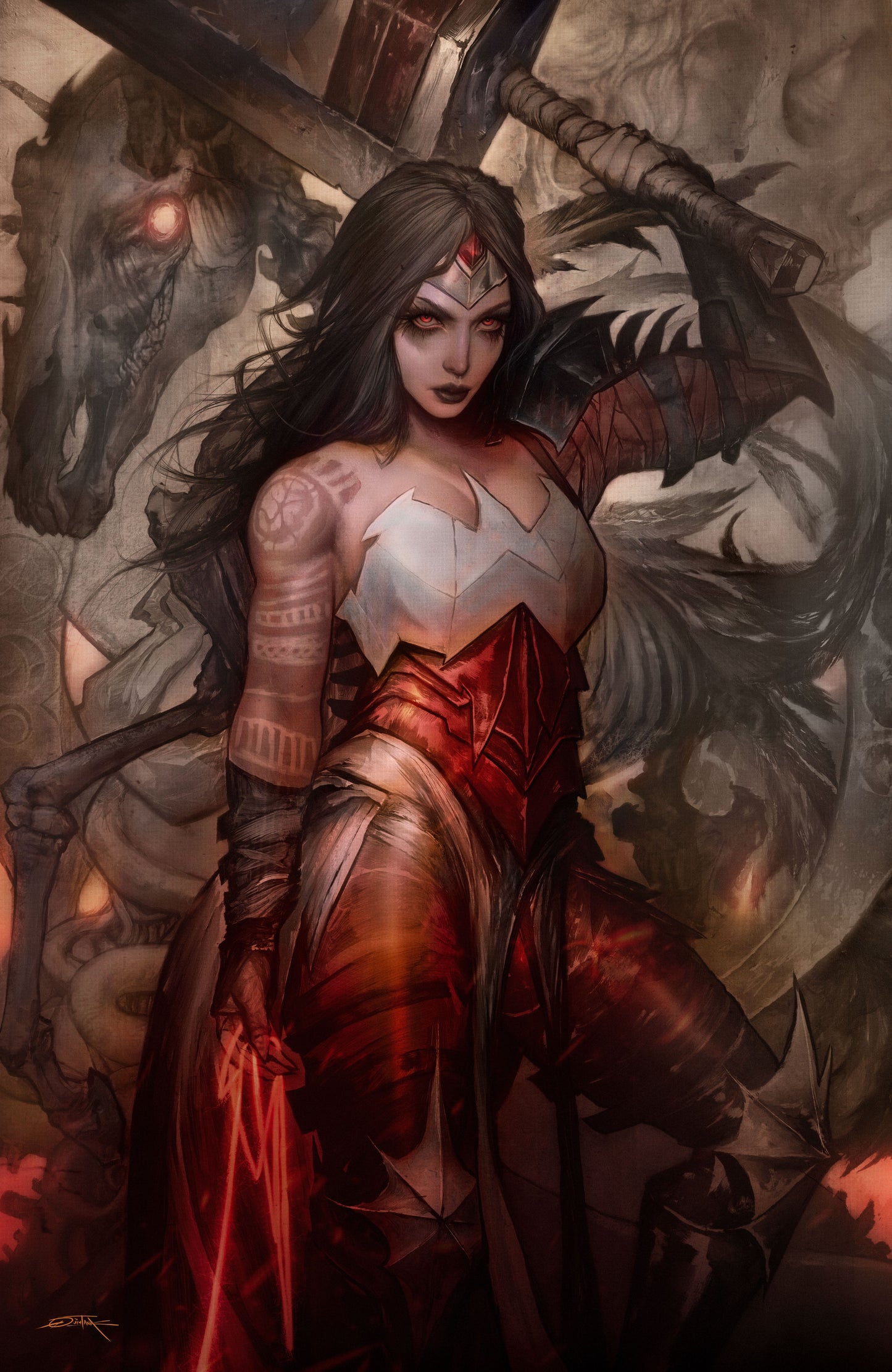 ABSOLUTE WONDER WOMAN #20 - DAN QUINTANA TRADE, VIRGIN, SPOT FOIL VARIANT KNIGHT OF COMICS SDCC 2026 EXCLUSIVE BUNDLE OF 3