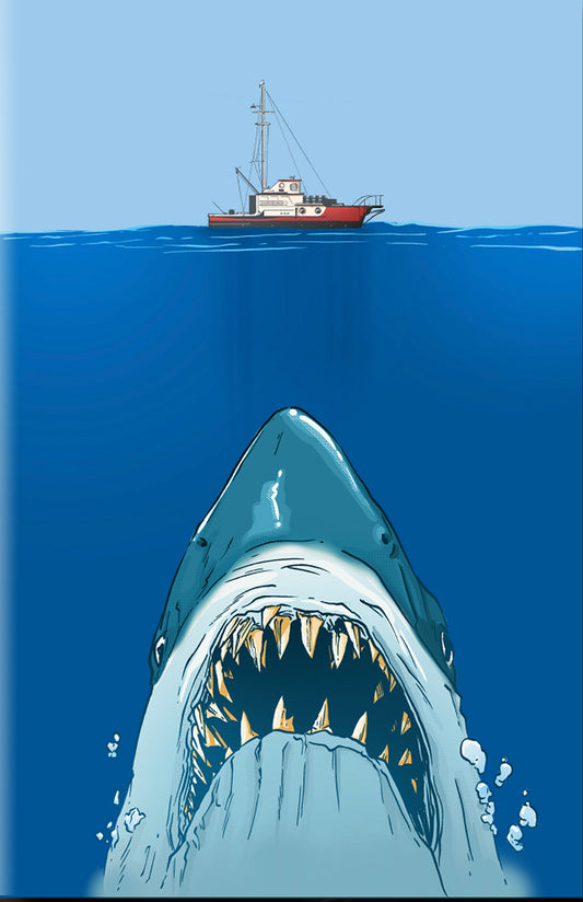 FAME: STEVEN SPIELBERG - MATTHEW WAITE COVER B TERRIFICON 2025 EXCLUSIVE +(CRYSTAL CLEAR BOARD)