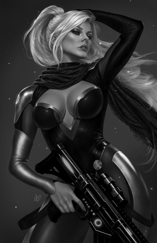 SWEET DEATH #1 - MICHELLE DIAS VIRGIN B&W VARIANT KNIGHT OF COMICS NYCC 2026 EXCLUSIVE LTD 150 - Preorder