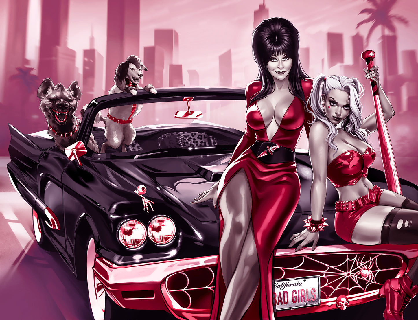 HARLEY QUINN X ELVIRA #1 - KATYA SINYUKHINA COVER C NYCC 2025 EXCLUSIVE - Preorder