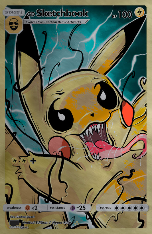 GORKEM DEMIR SKETCHBOOK - PIKAMIZED METAL VARIANT NYCC 2025 EXCLUSIVE - Preorder