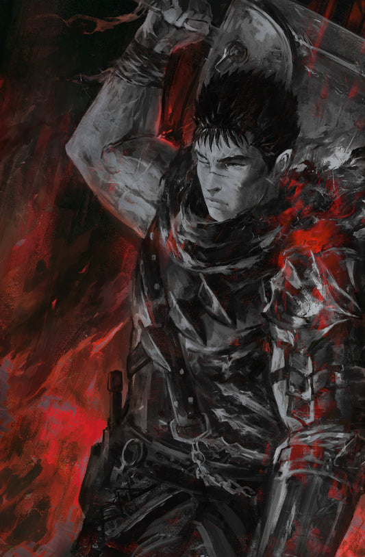 TRIBUTE KENTARO MIURA CREATOR OF BERSERK - SHIMHAQ COVER A METAL LTD 10 FANEXPO NEW ORLEANS EXCLUSIVE