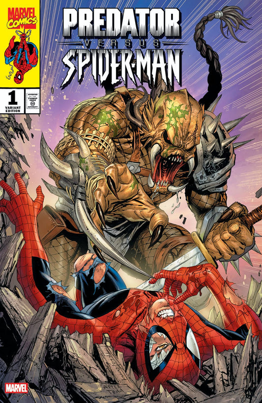 PREDATOR VS SPIDERMAN #1 - TYLER KIRKHAM TRADE DRESS VARIANT 2025 EXCLUSIVE COVER A