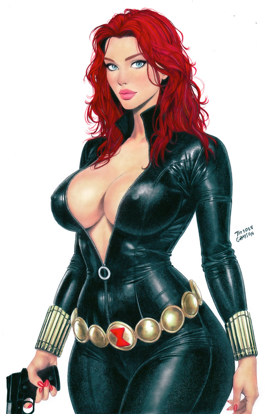 WAIFU CHRONICLES #1 - SENSUAL ASSASSIN COSPLAY - by Tim Grayson +(CRYSTAL CLEAR BOARD)