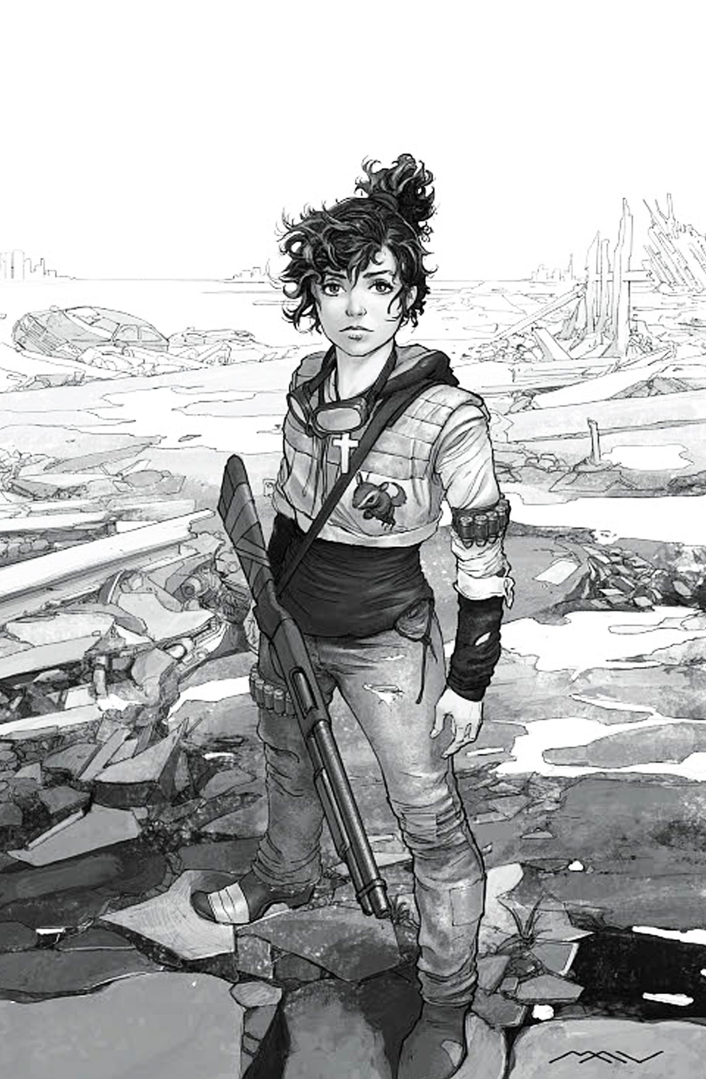 WHITE SKY #1 SECOND PRINTING - JEAN PAUL MAVINGA INK EDITION KNIGHT OF COMICS MEGACON 2026 EXCLUSIVE LTD 500