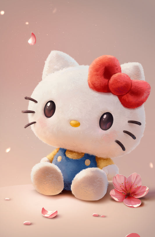 HELLO KITTY AND FRIENDS: HELLO WORLD! #1 - KATYA SINYUKHINA VIRGIN VARIANT KNIGHT OF COMICS FAN EXPO DALLAS 2026 EXCLUSIVE LTD 500 - Presale