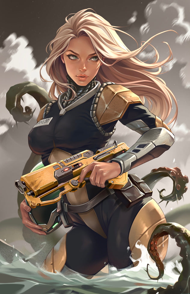 CRASHDOWN #1 - KATYA SINYUKHINA VIRGIN VARIANT KNIGHT OF COMICS NYCC 2026 EXCLUSIVE LTD 250 - Preorder