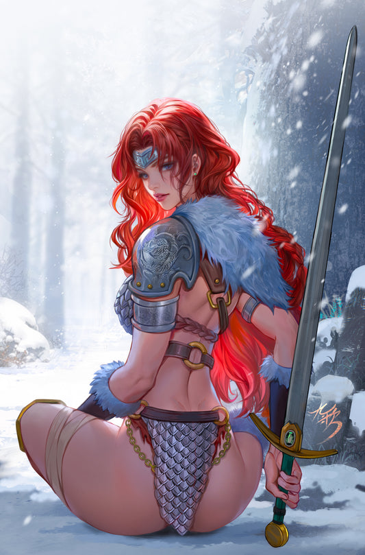 RED SONJA SHE-DEVIL WITH A SWORD #3 - FAN YANG COVER A VIRGIN VARIANT KNIGHT OF COMICS SDCC 2026 EXCLUSIVE LTD 250 - Presale