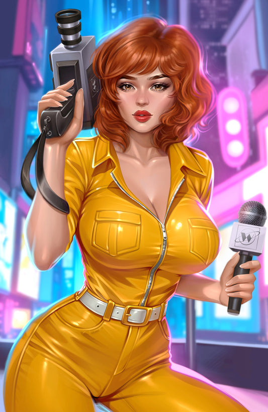 WAIFU CHRONICLES #1 - BREAKING NEWS COSPLAY by Pilnikova Art - PREORDER +(CRYSTAL CLEAR BOARD)