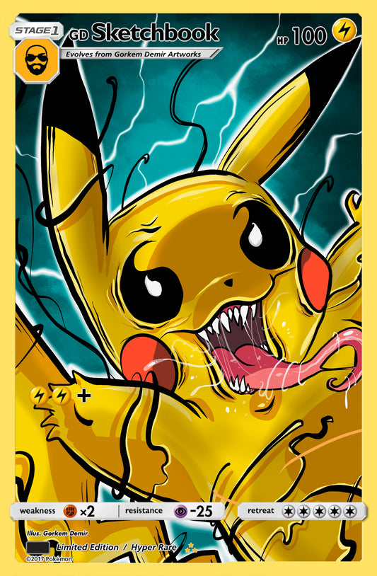 GORKEM DEMIR SKETCHBOOK - PIKAMIZED VARIANT NYCC 2025 EXCLUSIVE - Preorder