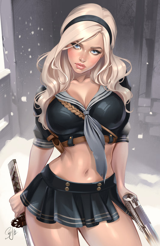 WAIFU CHRONICLES #1 - AUGUST - LETHAL DANCER COSPLAY PATREON TIER MEMBERS ONLY