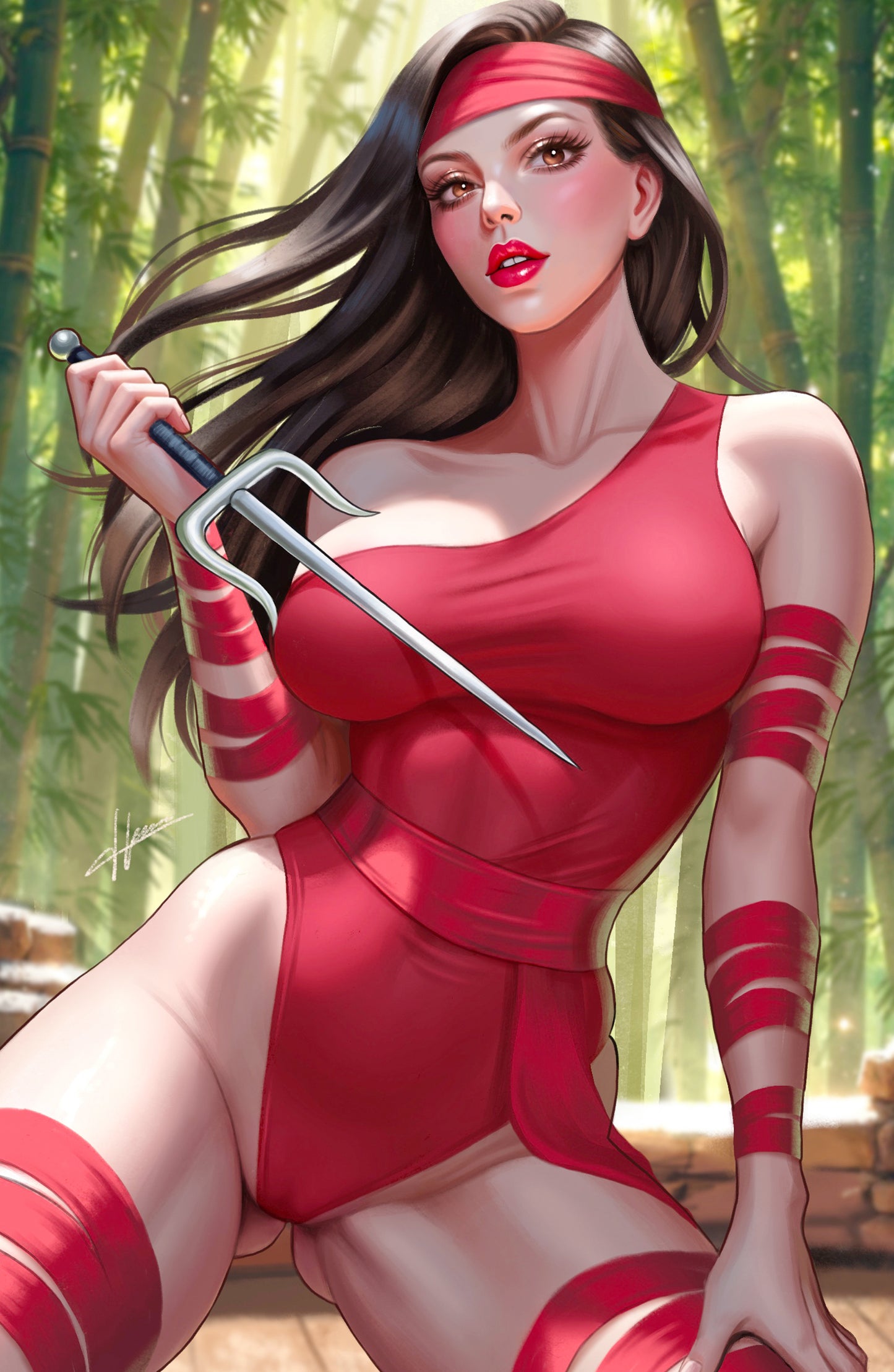 WAIFU CHRONICLES #1 - RED ASSASSIN COSPLAY by Hanna Lam - PREORDER +(CRYSTAL CLEAR BOARD)