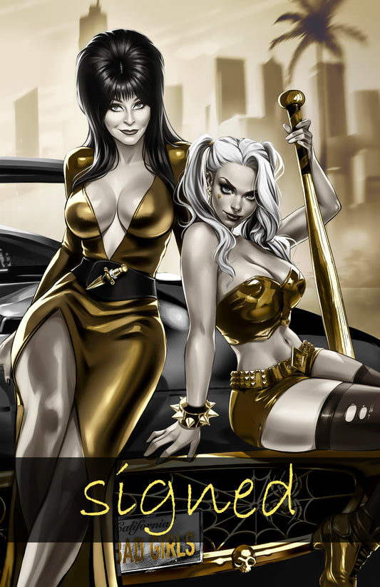 HARLEY QUINN X ELVIRA #1 - KATYA SINYUKHINA COVER B NYCC 2025 EXCLUSIVE - Preorder