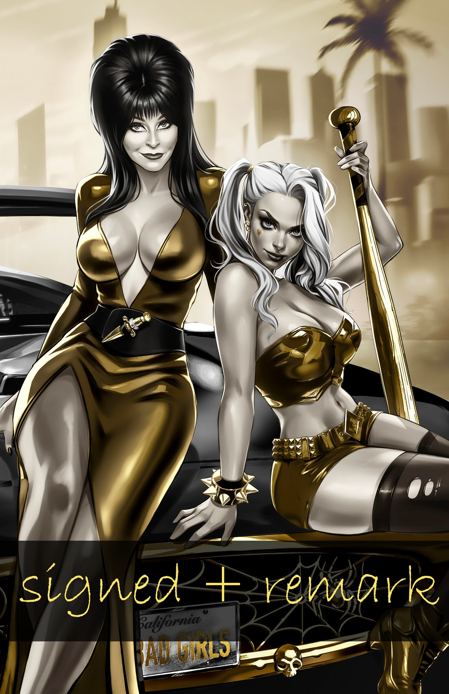 HARLEY QUINN X ELVIRA #1 - KATYA SINYUKHINA COVER B NYCC 2025 EXCLUSIVE - Preorder
