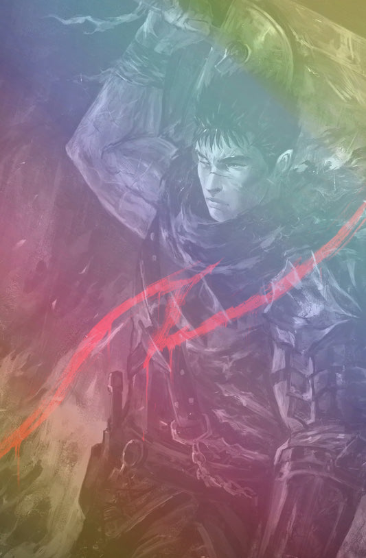 TRIBUTE KENTARO MIURA CREATOR OF BERSERK - SHIMHAQ COVER B FOIL LTD 30 FANEXPO NEW ORLEANS EXCLUSIVE