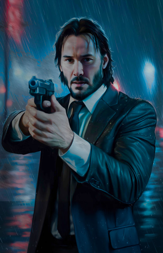 FAME: KEANU REEVES - ULYA STUZHUK METAL VARIANT FANEXPO DALLAS 2025 EXCLUSIVE - PRESALE 05/30