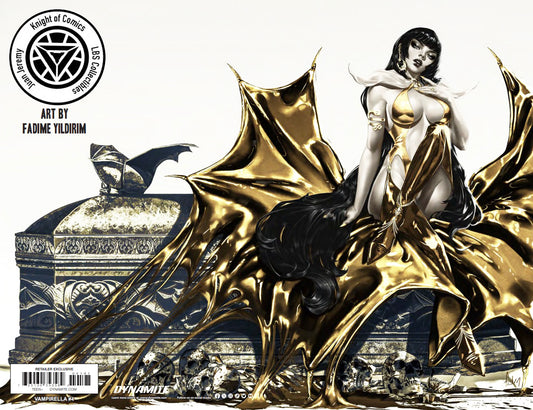 VAMPIRELLA #4 - FADIME YILDIRIM WRAPAROUND COVER B TERRIFICON 2025 EXCLUSIVE +(CRYSTAL CLEAR BOARD)