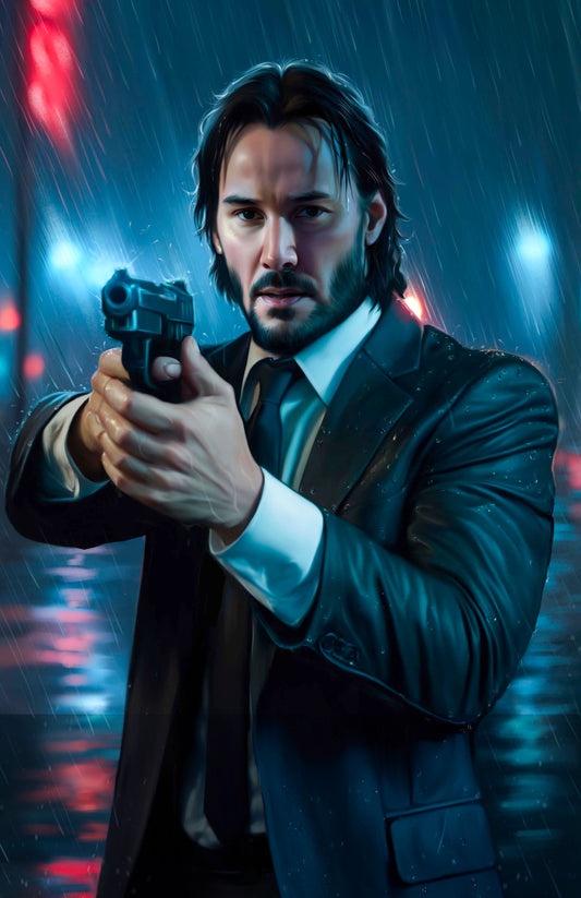 FAME: KEANU REEVES - ULYA STUZHUK VIRGIN VARIANT FANEXPO DALLAS 2025 EXCLUSIVE - PRESALE 05/30