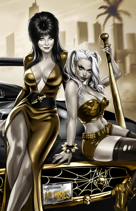 HARLEY QUINN X ELVIRA #1 - KATYA SINYUKHINA COVER B NYCC 2025 EXCLUSIVE - Preorder