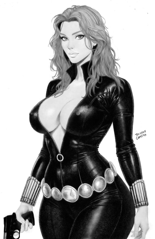 WAIFU CHRONICLES #1 - SENSUAL ASSASSIN COSPLAY - by Tim Grayson +(CRYSTAL CLEAR BOARD)