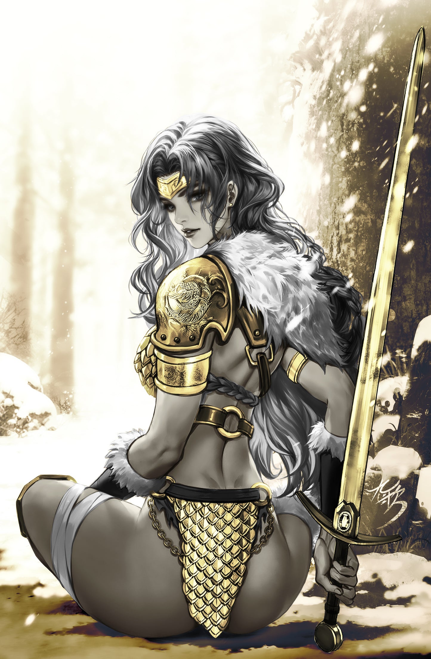 RED SONJA SHE-DEVIL WITH A SWORD #3 - FAN YANG COVER B VIRGIN VARIANT KNIGHT OF COMICS SDCC 2026 EXCLUSIVE LTD 150 - Presale